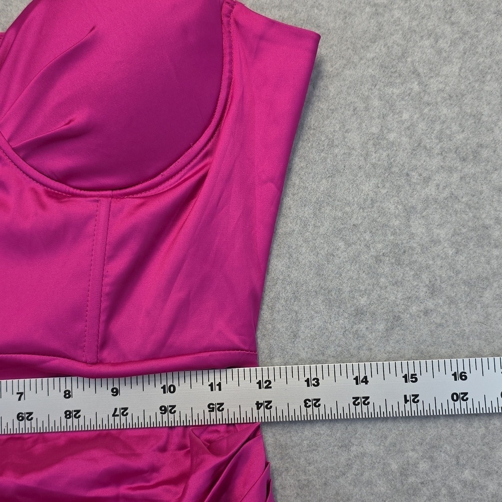 Fashion Nova Fuchsia Bustier Dress NWT - Picture 5 of 14